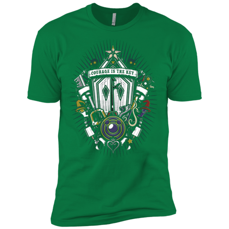 T-Shirts Kelly Green / X-Small Kingdom & Hearts Crest Men's Premium T-Shirt