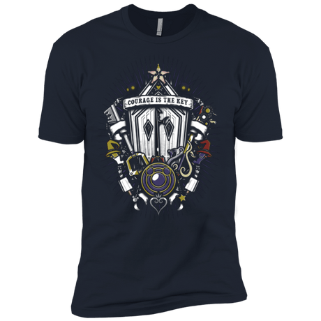 T-Shirts Midnight Navy / X-Small Kingdom & Hearts Crest Men's Premium T-Shirt