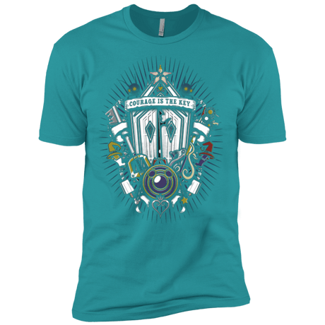 T-Shirts Tahiti Blue / X-Small Kingdom & Hearts Crest Men's Premium T-Shirt