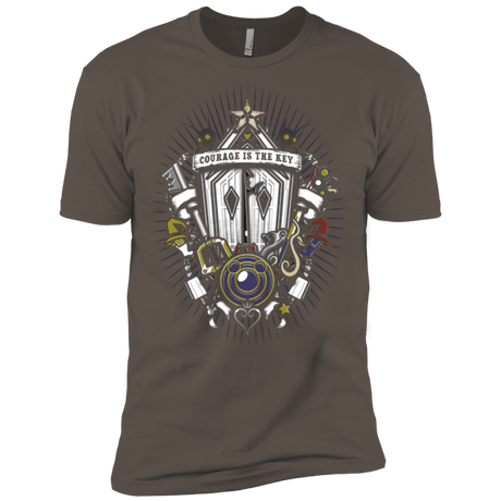 T-Shirts Warm Grey / X-Small Kingdom & Hearts Crest Men's Premium T-Shirt