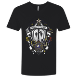 T-Shirts Black / X-Small Kingdom & Hearts Crest Men's Premium V-Neck