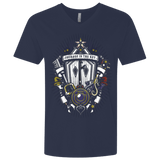 T-Shirts Midnight Navy / X-Small Kingdom & Hearts Crest Men's Premium V-Neck