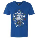 T-Shirts Royal / X-Small Kingdom & Hearts Crest Men's Premium V-Neck