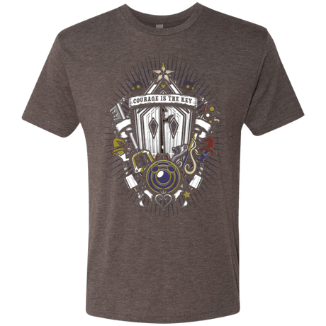 T-Shirts Macchiato / Small Kingdom & Hearts Crest Men's Triblend T-Shirt