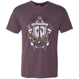 T-Shirts Vintage Purple / Small Kingdom & Hearts Crest Men's Triblend T-Shirt