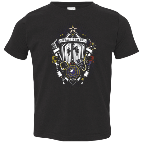 T-Shirts Black / 2T Kingdom & Hearts Crest Toddler Premium T-Shirt