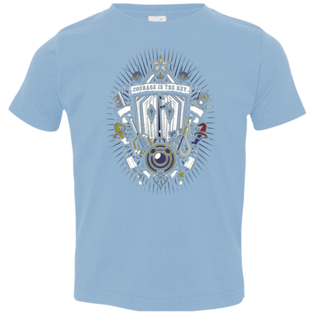 T-Shirts Light Blue / 2T Kingdom & Hearts Crest Toddler Premium T-Shirt