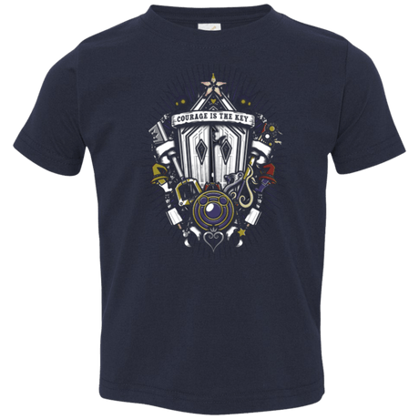 T-Shirts Navy / 2T Kingdom & Hearts Crest Toddler Premium T-Shirt