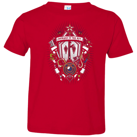 T-Shirts Red / 2T Kingdom & Hearts Crest Toddler Premium T-Shirt