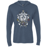 T-Shirts Indigo / X-Small Kingdom & Hearts Crest Triblend Long Sleeve Hoodie Tee