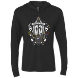 T-Shirts Vintage Black / X-Small Kingdom & Hearts Crest Triblend Long Sleeve Hoodie Tee