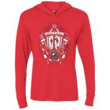 T-Shirts Vintage Red / X-Small Kingdom & Hearts Crest Triblend Long Sleeve Hoodie Tee