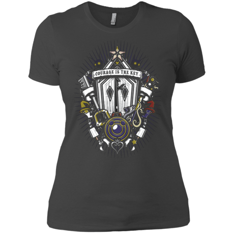 T-Shirts Heavy Metal / X-Small Kingdom & Hearts Crest Women's Premium T-Shirt