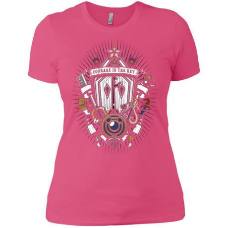 T-Shirts Hot Pink / X-Small Kingdom & Hearts Crest Women's Premium T-Shirt