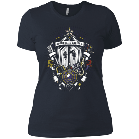 T-Shirts Indigo / X-Small Kingdom & Hearts Crest Women's Premium T-Shirt