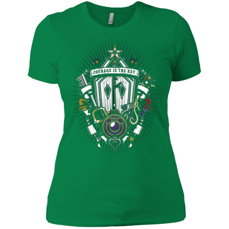 T-Shirts Kelly Green / X-Small Kingdom & Hearts Crest Women's Premium T-Shirt