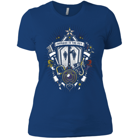 T-Shirts Royal / X-Small Kingdom & Hearts Crest Women's Premium T-Shirt