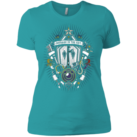 T-Shirts Tahiti Blue / X-Small Kingdom & Hearts Crest Women's Premium T-Shirt