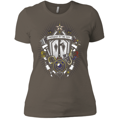 T-Shirts Warm Grey / X-Small Kingdom & Hearts Crest Women's Premium T-Shirt