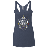 T-Shirts Vintage Navy / X-Small Kingdom & Hearts Crest Women's Triblend Racerback Tank