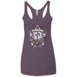 T-Shirts Vintage Purple / X-Small Kingdom & Hearts Crest Women's Triblend Racerback Tank