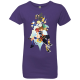 T-Shirts Purple Rush / YXS Kingdom Hearts Girls Premium T-Shirt