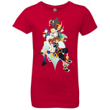 T-Shirts Red / YXS Kingdom Hearts Girls Premium T-Shirt