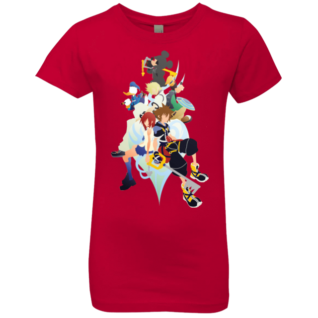 T-Shirts Red / YXS Kingdom Hearts Girls Premium T-Shirt