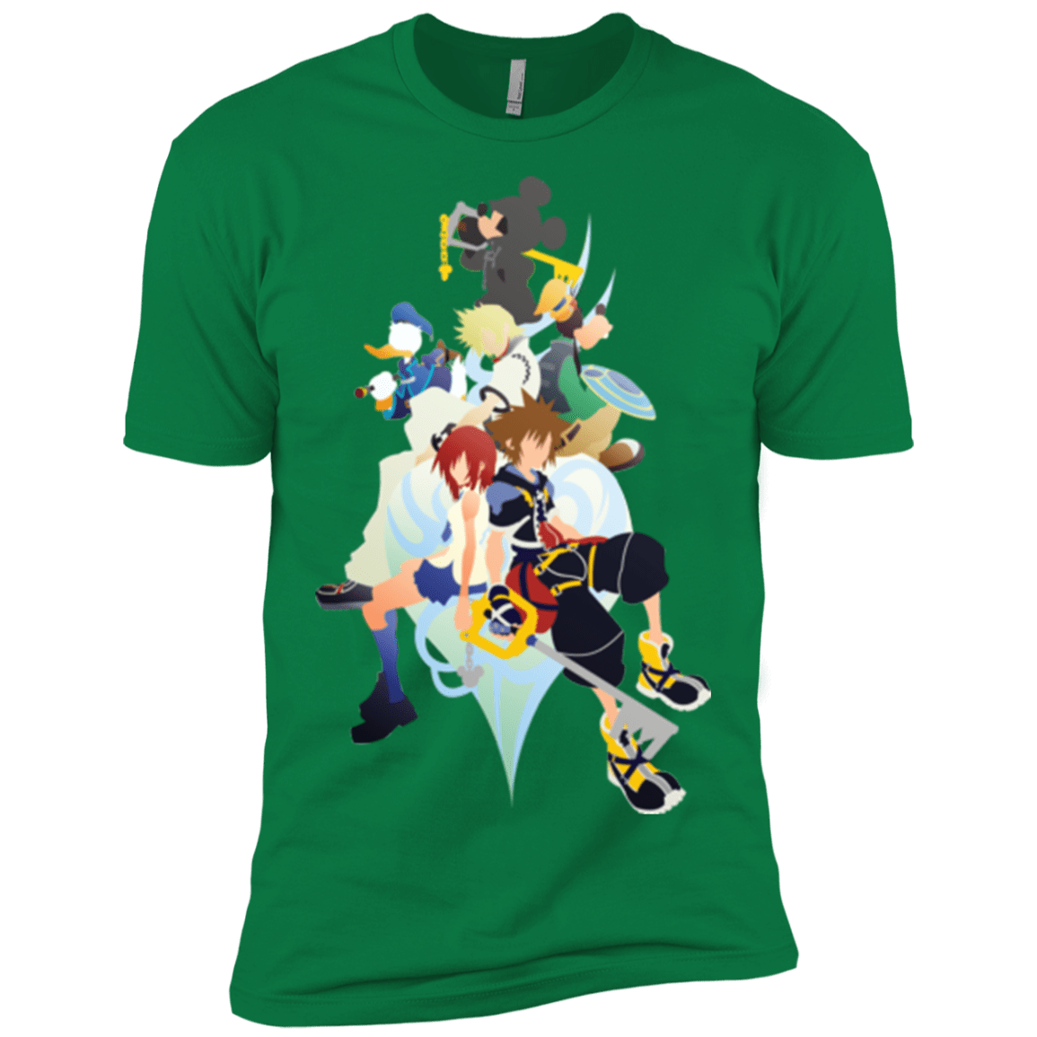 T-Shirts Kelly Green / X-Small Kingdom Hearts Men's Premium T-Shirt