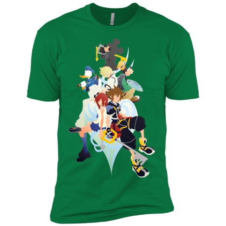 T-Shirts Kelly Green / X-Small Kingdom Hearts Men's Premium T-Shirt