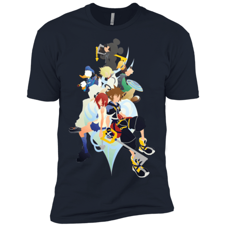 T-Shirts Midnight Navy / X-Small Kingdom Hearts Men's Premium T-Shirt