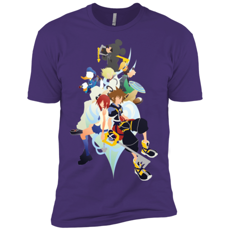T-Shirts Purple / X-Small Kingdom Hearts Men's Premium T-Shirt