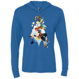 T-Shirts Vintage Royal / X-Small Kingdom Hearts Triblend Long Sleeve Hoodie Tee