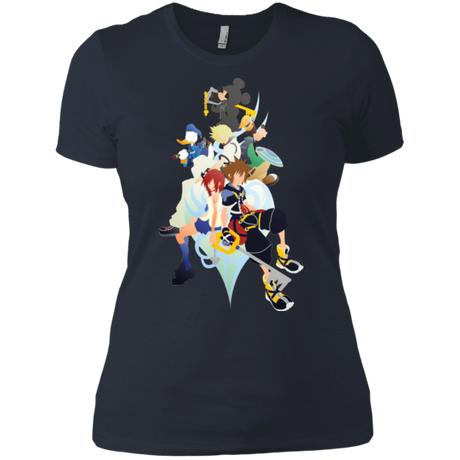T-Shirts Indigo / X-Small Kingdom Hearts Women's Premium T-Shirt