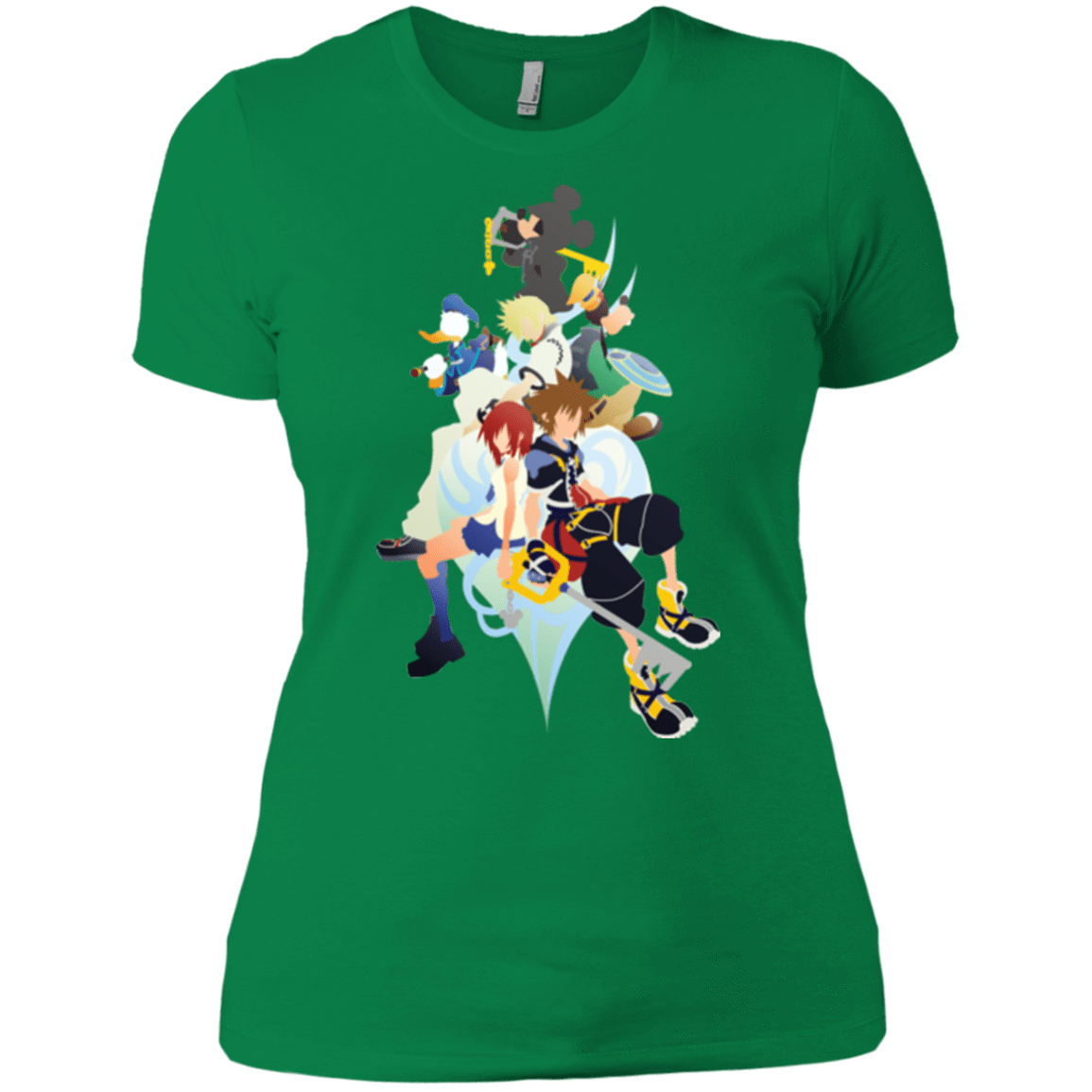 T-Shirts Kelly Green / X-Small Kingdom Hearts Women's Premium T-Shirt