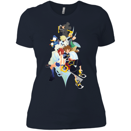 T-Shirts Midnight Navy / X-Small Kingdom Hearts Women's Premium T-Shirt