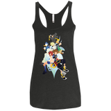 T-Shirts Vintage Black / X-Small Kingdom Hearts Women's Triblend Racerback Tank