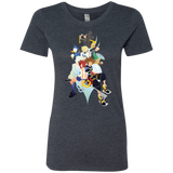 T-Shirts Vintage Navy / Small Kingdom Hearts Women's Triblend T-Shirt