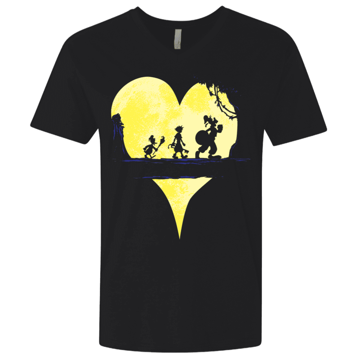 T-Shirts Black / X-Small Kingdom Moonwalk Men's Premium V-Neck