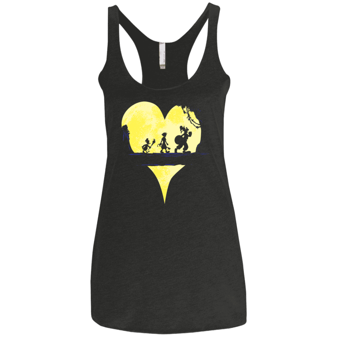 T-Shirts Vintage Black / X-Small Kingdom Moonwalk Women's Triblend Racerback Tank