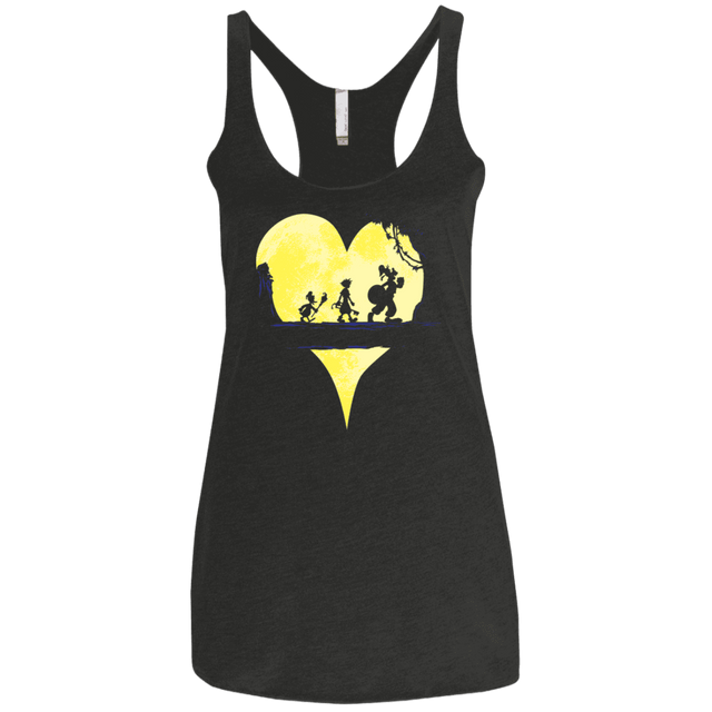 T-Shirts Vintage Black / X-Small Kingdom Moonwalk Women's Triblend Racerback Tank