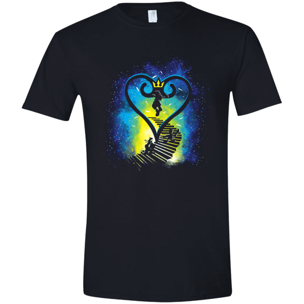 T-Shirts Black / X-Small Kingdom Quest Men's Semi-Fitted Softstyle