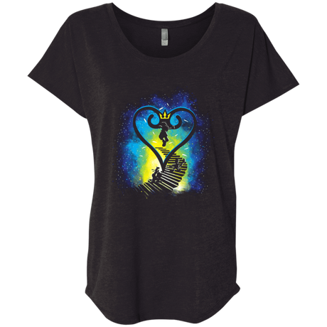 T-Shirts Vintage Black / X-Small Kingdom Quest Triblend Dolman Sleeve