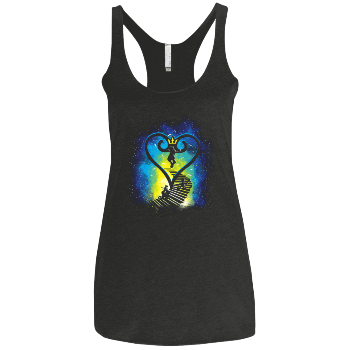 T-Shirts Vintage Black / X-Small Kingdom Quest Women's Triblend Racerback Tank