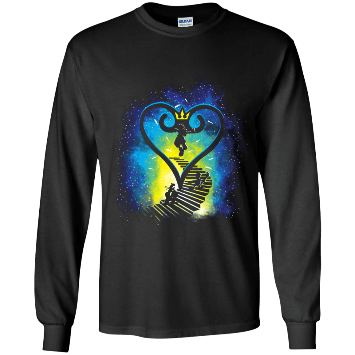 T-Shirts Black / YS Kingdom Quest Youth Long Sleeve T-Shirt