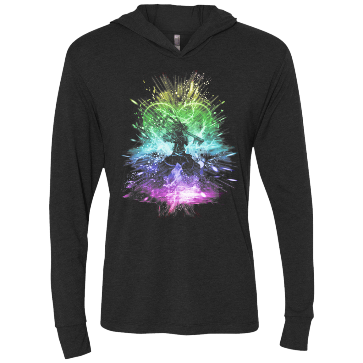 T-Shirts Vintage Black / X-Small Kingdom Storm Triblend Long Sleeve Hoodie Tee