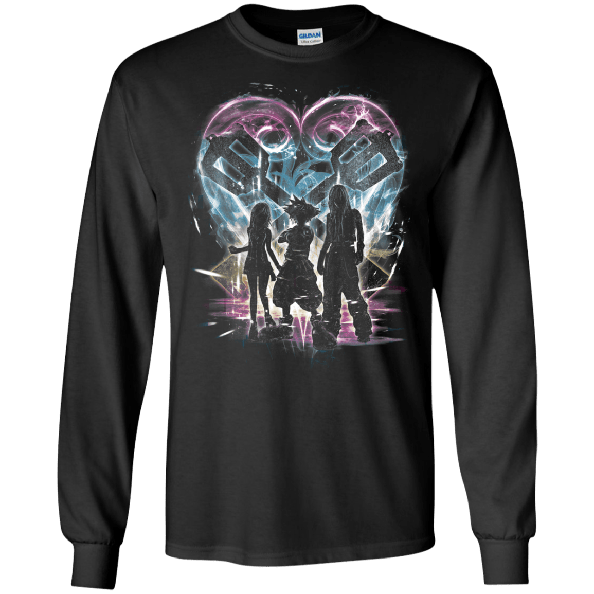 T-Shirts Black / S Kingdom Trio Men's Long Sleeve T-Shirt