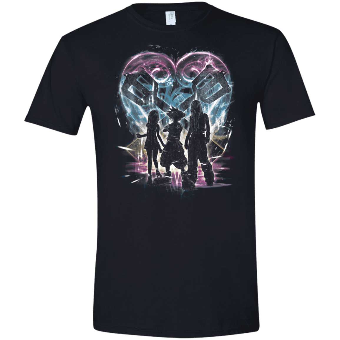 T-Shirts Black / X-Small Kingdom Trio Men's Semi-Fitted Softstyle