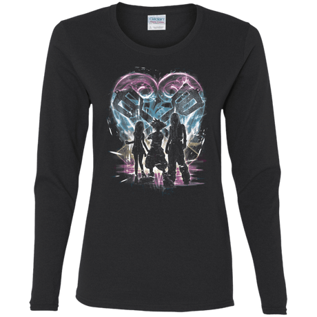 T-Shirts Black / S Kingdom Trio Women's Long Sleeve T-Shirt