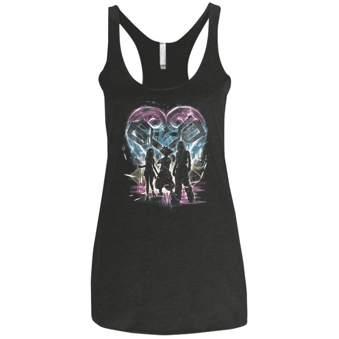 T-Shirts Vintage Black / X-Small Kingdom Trio Women's Triblend Racerback Tank